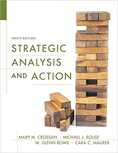 Strategic Analysis and Action 9th by Mary M Crossan