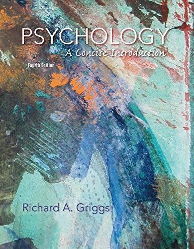 Psychology A Concise Introduction 4Th