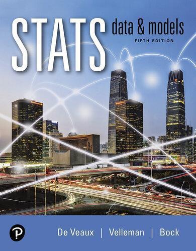Stats Data And Models 5Th