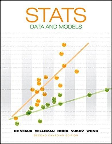Stats Data and Models 2nd Canadian