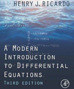 A Modern Introduction To Differential Equations 3Rd