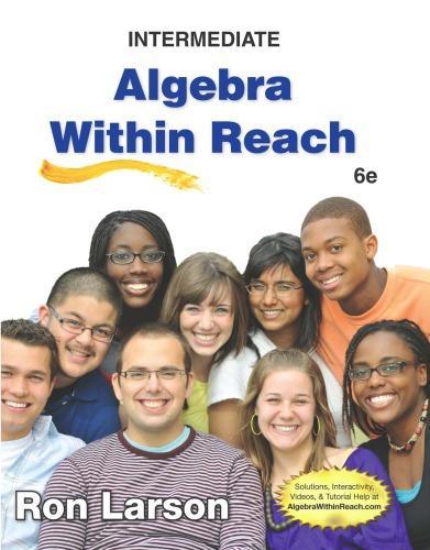 Intermediate Algebra Within Reach 6th