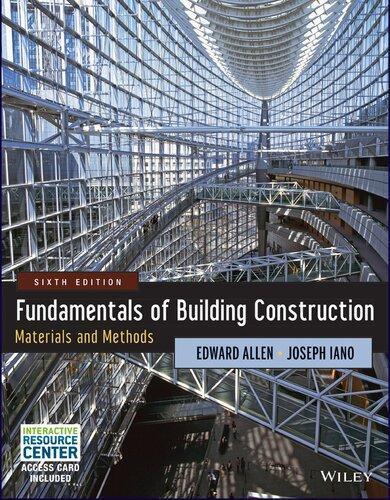 Fundamentals Of Building Construction Materials And Methods 6Th