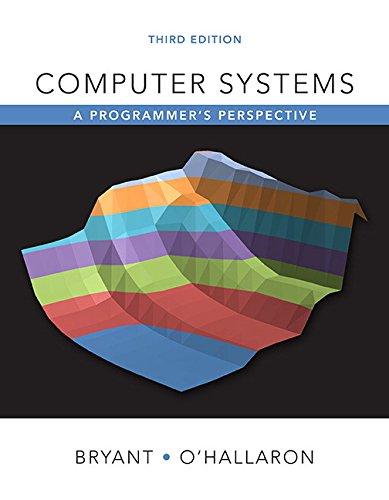 Computer Systems A Programmer8217s Perspective 3rd