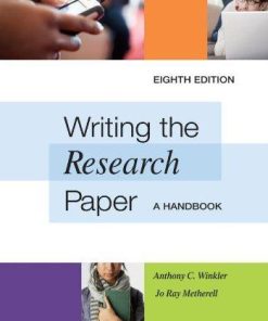 Writing The Research Paper A Handbook 8Th