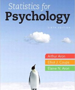 Statistics for Psychology 6th by Aron PhD Arthur