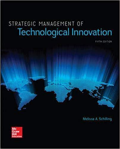 Strategic Management Of Technological Innovation 5Th
