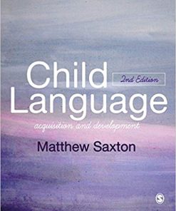 Child Language Acquisition And Development 2Nd