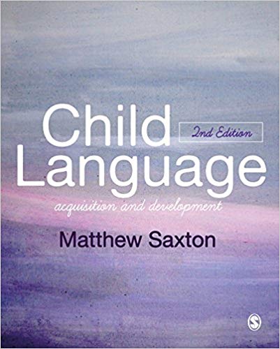 Child Language Acquisition And Development 2Nd