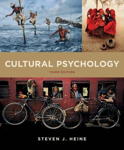 Cultural Psychology 3Rd