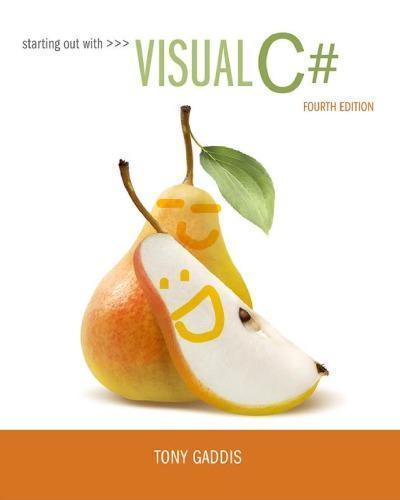 Starting Out With Visual C 4Th