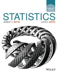 Statistics 11th 11E Robert Witte John Witte