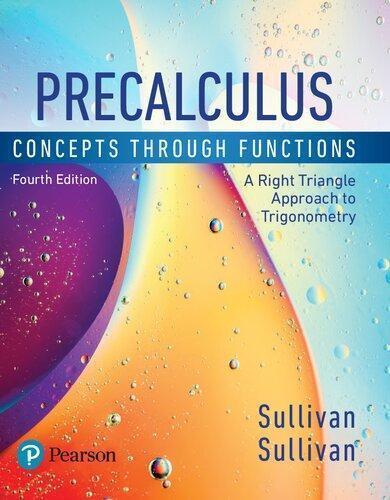 Precalculus Concepts Through Functions A Right Triangle Approach To Trigonometry 4Th