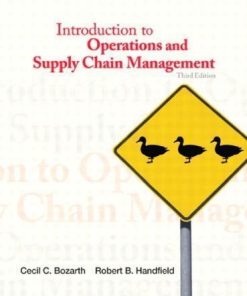 Introduction To Operations And Supply Chain Management 3Rd