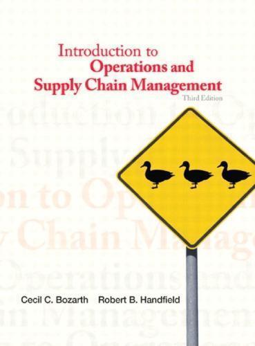 Introduction To Operations And Supply Chain Management 3Rd
