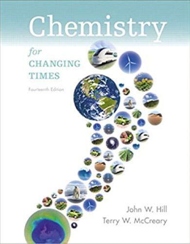 Chemistry For Changing Times 14Th