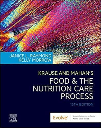 Krause And Mahans Food The Nutrition Care Process 15Th