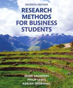 Research Methods For Business Students 7Th