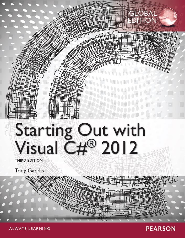 Starting Out with Visual C 2012 3rd 3E