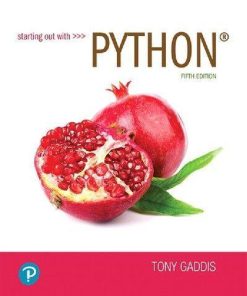 Starting out with python 5th