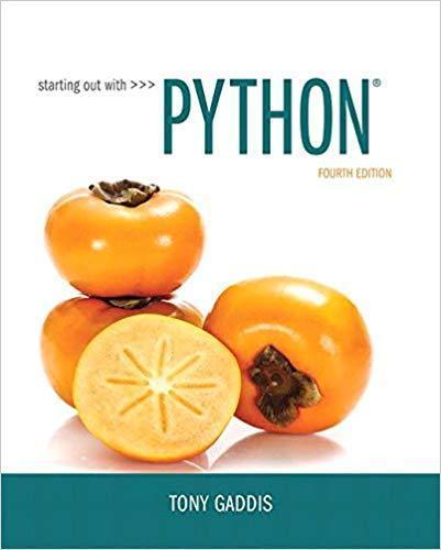 Starting Out With Python 4Th