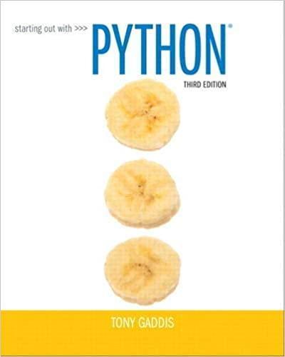 Starting Out with Python 3rd