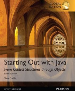 Starting Out with Java 6th 6E Tony Gaddis
