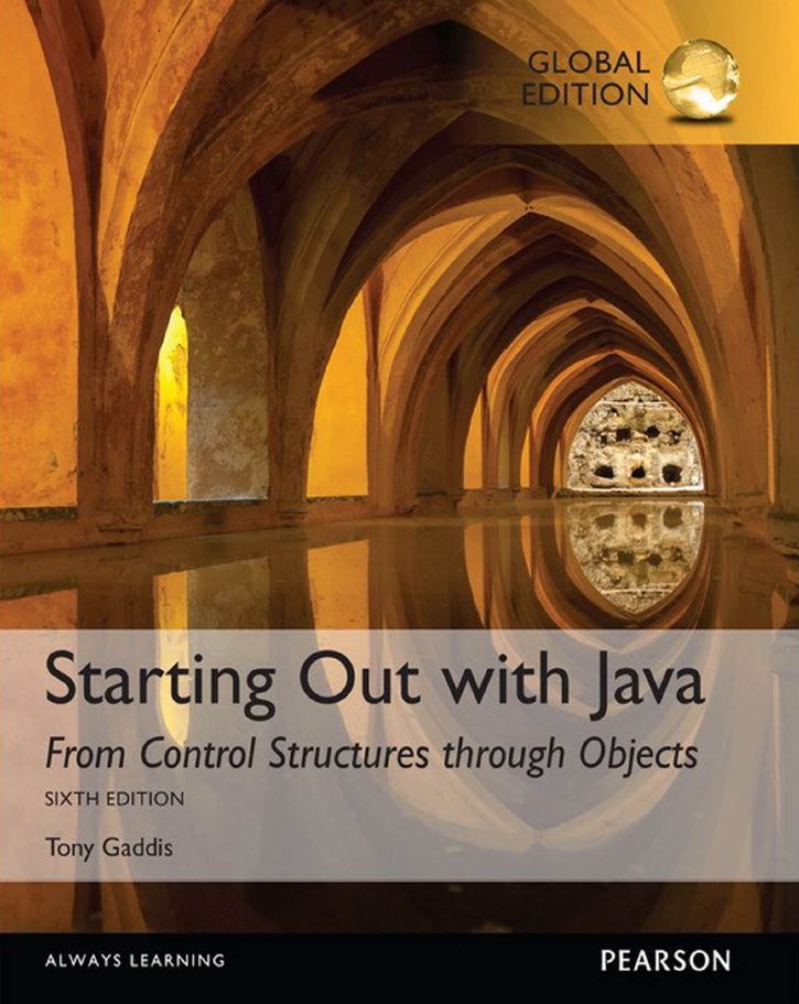 Starting Out with Java 6th 6E Tony Gaddis