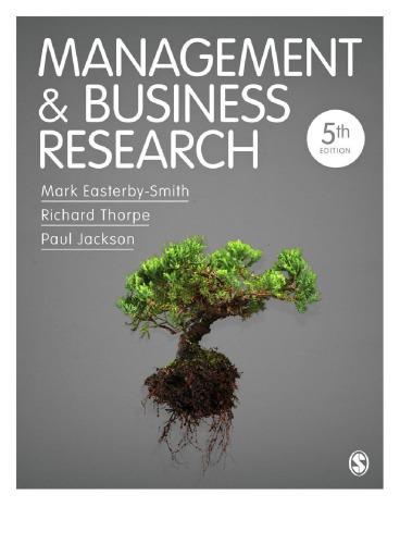 Management And Business Research 5Th