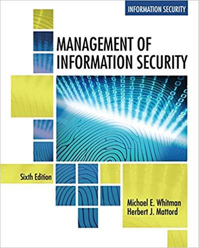 Management Of Information Security 6Th