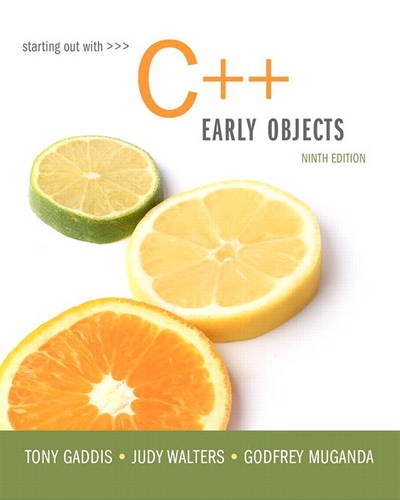 Starting Out with C Early Objects 9th