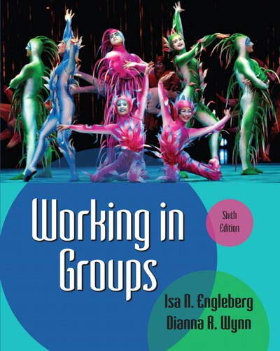 Working in Groups Communication Principles and Strategies 6th by Isa N Engleberg