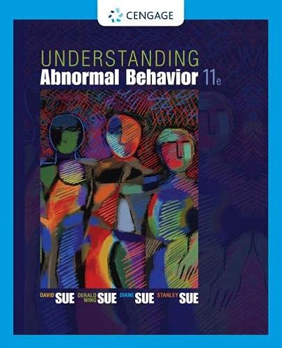 Understanding Abnormal Behavior 11th by David Sue