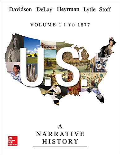 US A Narrative History Volume 1 To 1865 8211 8th