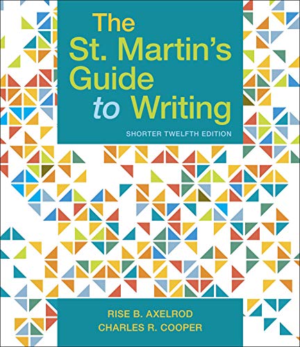 The St Martins Guide to Writing Short 8211 12th