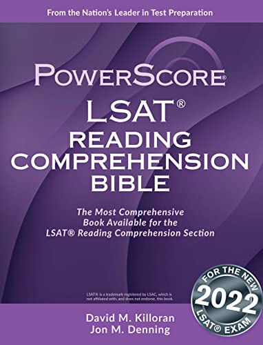 The PowerScore LSAT Reading Comprehension Bible 2019 The PowerScore LSAT Bible Series 2019th