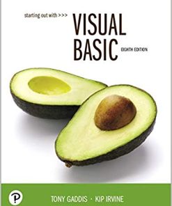 Solution Manual for Starting Out With Visual Basic 8th by Tony Gaddis