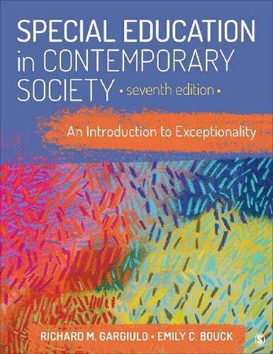 Special Education In Contemporary Society An Introduction To Exceptionality 7Th