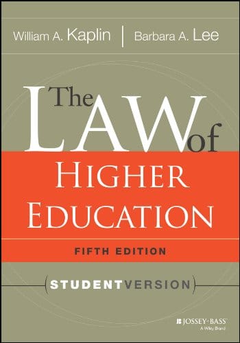 The Law of Higher Education 8211 5th