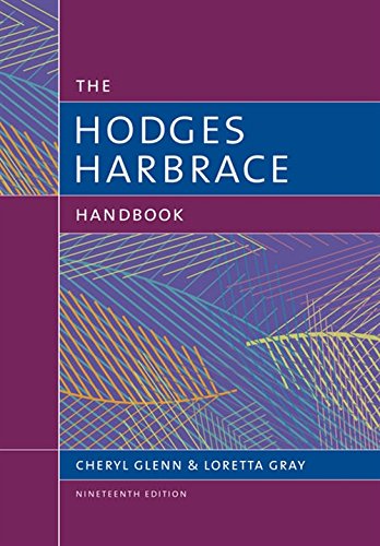The Hodges Harbrace Handbook The Harbrace Handbook Series 19th