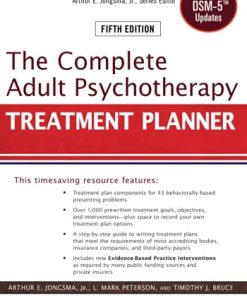The complete adult psychotherapy treatment planner 8211 5th