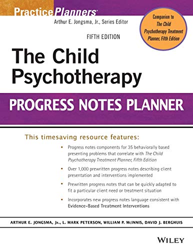 The child psychotherapy progress notes planner 8211 5th