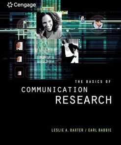 The Basics of Communication Research with InfoTrac 8211 1st