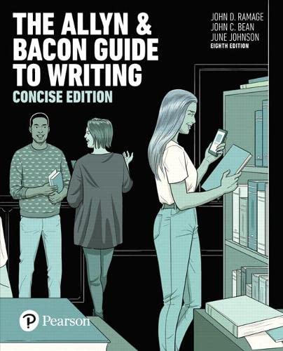 The Allyn 038 Bacon Guide to Writing Concise 8th 8