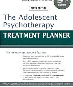 The Adolescent Psychotherapy Treatment Planner Includes DSM5 Updates 8211 5th