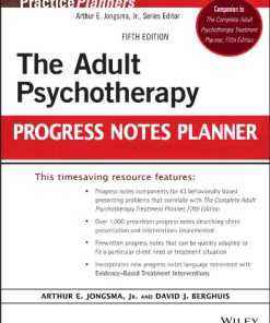 The Adult Psychotherapy Progress Notes Planner 8211 5th