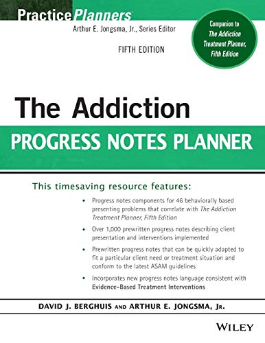 The Addiction Progress Notes Planner 8211 5th