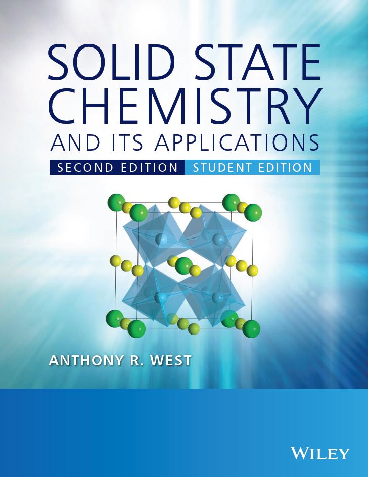 Solid State Chemistry and Its Applications 2nd 2E