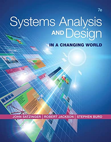 Systems Analysis and Design in a Changing World 8211 7th