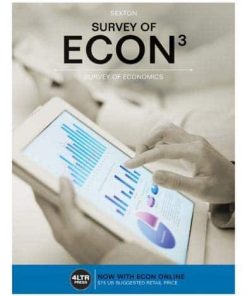 Survey of ECON with Survey of ECON Online 1 term 6 months Printed Access Card New Engaging Titles from 4LTR Press 3